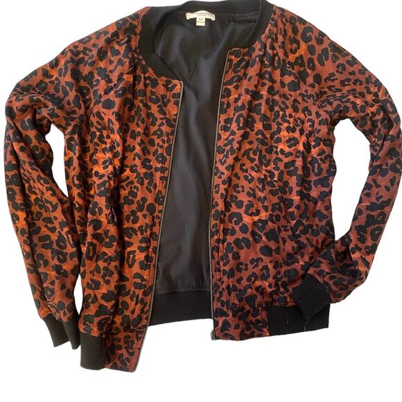 Beach Lunch Lounge Jacket Womens Size Medium Lightweight Casual Bomber Zip Up - Picture 4 of 6